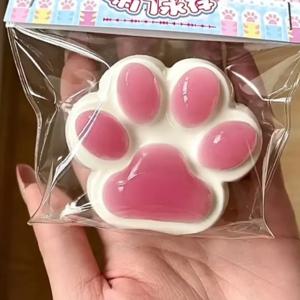 Squishy Kawaii 고양이 발 부드러운 짜기 장난감 느린 리바운드 스트레스 릴리프 감압 Squishies Fidget 장난감 어린이 성인 선물