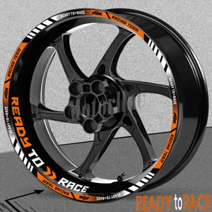 반사 오토바이 휠 스티커 림 허브 스트라이프 데칼 레이스 테이프 Accessori 방수 KTM Duke 390/690/890/1290