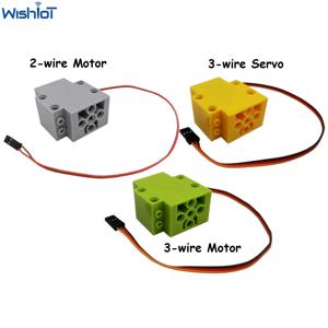 프로그래밍 가능한 빌딩 블록 서보 모터 크로스 출력 샤프트 Arduino Microbit RPI용 레고 전력 제어 드라이버와 호환 가능