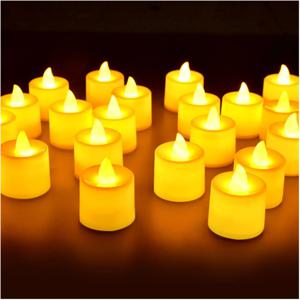 24/48Pcs 홈 크리스마스 파티 웨딩 장식에 대 한 Flameless Led 촛불 하트 모양의 전자 배터리 전원 Tealight 촛불