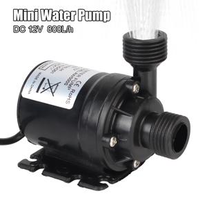 매우 조용한 800L/H 5M DC 12V 24V 가정용 휴대용 브러시리스 모터 냉각 시스템 용 잠수정 워터 펌프 분수 히터 미니