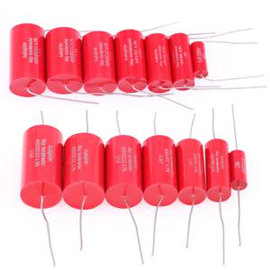 1PC Audiophiler 축 MKP 커패시터 오디오 250V 400V 630V 4.7 미크로포맷/400V 10 미크로포맷 1.0 미크로포맷 1.5 미크로포맷 6.8 미크로포맷 8.2 미크로포맷 주파수 분할 커패시턴스