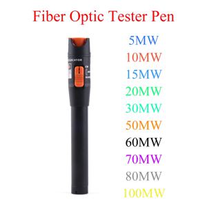 1PCS 광섬유 테스터 도구 키트 5MW/10MW/15MW/20MW/30MW/50MW/60MW FTTH 광학 펜 SC/FC/ST 조정 가능한 빨간색 레이저 파워 미터