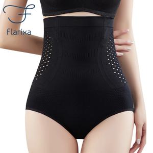 Flarixa 여성용 하이웨이스트 쉐이핑 팬티, 통기성 할로우 아웃, 배 컨트롤 브리프, 보정속옷 바디 셰이퍼 속옷