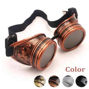 선글라스 여성 2022 복고풍 스타일 Steampunk 고글 태양 안경 용접 펑크 안경 코스프레 브랜드 디자이너