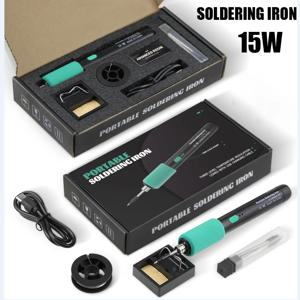 15W USB 납땜 인두 무선 전기 납땜 인두 유형-C 인터페이스 빠른 충전 납땜 인두 휴대용 수리 용접 도구