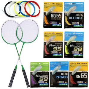 멀티컬러 배드민턴 라켓 스트링 도구, 와이어 하이 퀄리티, BG65, BG65Ti 라켓 스트링 직경 0.7mm, 10m