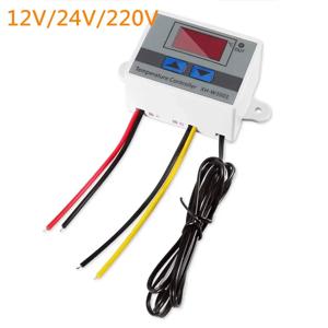 12v 24v 220V 디지털 LED 온도 컨트롤러 10A 온도 조절기 제어 스위치 프로브 60*45*30mm
