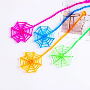 15PCs 재미있는 어린이 생일 파티 호의 미니 끈적 거미줄 장난감 선물 가방 공짜 pinata 필러 할로윈 카니발 파티 용품