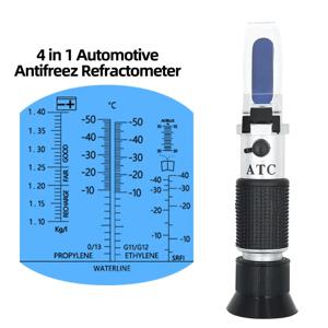 4 in 1 휴대용 자동차 굴절계 차량 요소 테스터 30-35%(자동차 제조업체용 ATC 포함) 대형 함대 소매 상자 옵션