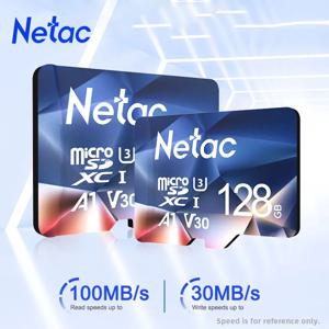 Netac 마이크로 SD 비디오 카드, 4K 카메라용 플래시 메모리 카드, 32GB, 64GB, 128GB, 256GB, 512GB, A1, V30, U3, C10