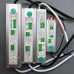 AC 110V 220V DC 12V 24V 방수 LED 드라이버 10W 20W 30W 50W 60W 100W 150W IP67 LED 전원 어댑터 공급 야외 사용