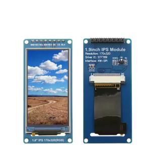 1.9 인치 IPS 전체 각도 TFT 디스플레이 화면 LCD 화면 컬러 디스플레이 모듈 SPI 직렬 포트 고화질 170x320 ST7789 IC
