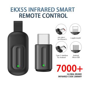 스마트 IR 리모컨 Type-C 적외선 이미터(전화 앱 제어 포함) 스마트폰 TV AC 장치용 미니 어댑터