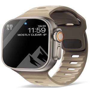 Apple Watch 밴드 용 스트랩 49mm 44mm 45mm 41mm 40mm 42mm 38mm 소프트 실리콘 스포츠 팔찌 iwatch Serise 8 7 SE 6 5 9 Ultra 49mm