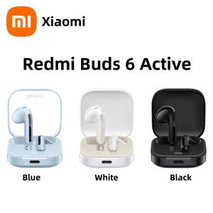 Xiaomi Redmi Buds 6 Active TWS Bluetooth 이어폰 30h 긴 배터리 수명 5 튜닝 모드 BT 5.4 무선 헤드폰 헤드셋