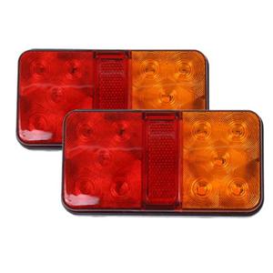 1Pc 슈퍼 밝은 10LED LED 후면 테일 라이트 트럭 트럭 트레일러 캐러밴 버스 Motorhome 12V 픽업에 대 한 역방향/중지/안개 램프