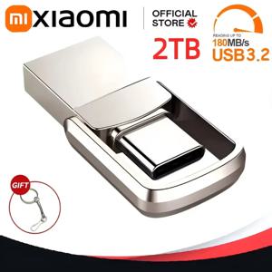 샤오미 U 디스크 USB 3.2 C타입 인터페이스, 휴대폰 컴퓨터 상호 변속기 휴대용 USB 메모리, 2TB, 1TB, 256GB, 128GB, 512GB