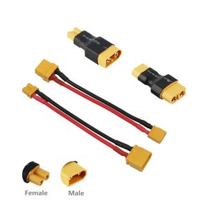 1pcs XT60 to XT30 커넥터 어댑터 남성/여성 플러그 10CM 16AWG 실리콘 와이어 케이블 RC FPV Quadcopter CineLog35 드론 부품