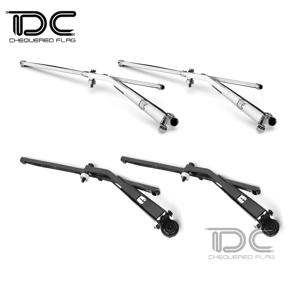 DC 1/10 1/8 스케일 금속 와이퍼 RC 크롤러 자동차 액세서리 TRX4 Defender Bronco G500 MST KM2 부품 용 축 SCX10 지프 체로키