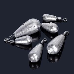 총알 수직 금속 고정장치 바다 도구 키트, 물방울 낚시 카운터웨이트 싱커, 배치 당 15 개, 3.5g, 5g, 7g, 10g, 14g, 20g