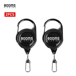 Booms 낚시 개폐식 키 체인, 녹 방지 용수철, 쉬운 릴리스 배지, 거치대 플라이 낚시 징거, 견인기 액세서리, 2 개