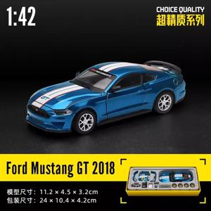 CCA 1:42 2018 포드 머스탱 GT 합금 장난감 자동차 모델, 레이싱 합금 조립 시리즈 스포츠카, 피팅 스타일