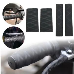 오토바이 범용 열 수축 그립 커버 BMW R1250GS R1200GS LC ADV F750GS F850GS F900R 용 미끄럼 방지 고무 그립 장갑