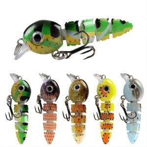 멀티 관절 Swimbait 5.5cm/4g 낚시 미끼 크랭크베이트 실물 같은 하드 물고기 미끼 작은 낚시 미끼 세트 Wobblers 태클