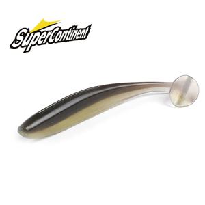 2023 Supercontinent Shiner 50mm 75mm 100mm 낚시는 큰 파이크를 연결하기 쉬운 부드러운 인공 미끼를 미끼로 사용합니다.