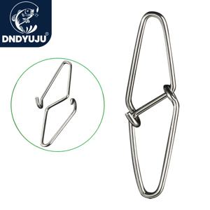 DNDYUJU 50-100PCS 스테인레스 스틸 다이아몬드 핀 낚시 회전 스냅 낚시 루어 핀 낚시 루어 커넥터 낚시 액세서리
