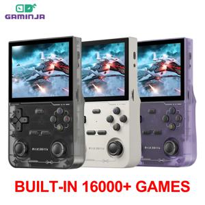 GAMINJA K36 3.5인치 IPS 스크린 휴대용 게임 콘솔 64GB 메모리 클래식 게임 휴대용 휴대용 오픈 소스 게임 콘솔