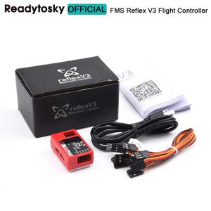 FMS Reflex V3 비행 컨트롤러 자이로 안정기 원격 제어 RC 항공기 FMS Warbird 고정 자이로 기능 드론 헬리콥터