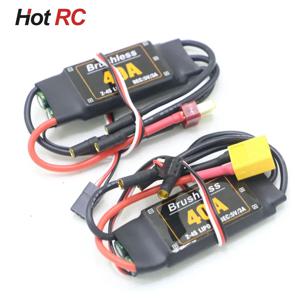 40A 브러시리스 ESC 2-4S 전자 속도 컨트롤러, RC FPV 쿼드콥터 비행기 헬리콥터용 5V 3A UBEC 3.5MM 바나나 헤드 포함