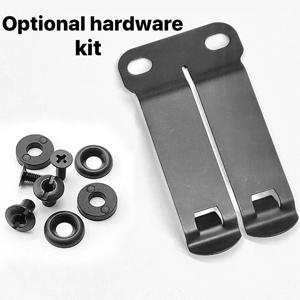 1 조각 KYDEX 스테인레스 스틸 홀스터 클립 K 외장 허리 클립 액세서리 칼 외장 백 클립 Scabbard Carrying Pocket Clip
