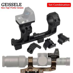 ROF-90/45 GEISSELE SUPER PRECISION 25.4/30mm 링 스코프 마운트 라이플 AR15 M4 M16 용 RM 레드 닷 시력 라이저 마운트