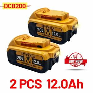 Dewalt 전동 공구 배터리 용 새 100% 오리지널 12000mAh 20V DCB206 20V 18.0Ah 배터리 DCB206 20V 배터리 DCB205 DCB200