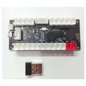 HCJD 2.4G 무선 제로 지연 조이스틱 인코더 아케이드 게임 컨트롤러 보드 Diy 키트 부품 무선 PC/PS3/Android 지원