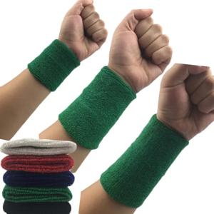 1Pcs 손목 Sweatband 테니스 스포츠 팔찌 배구 체육관 손목 받침대 지원 땀 밴드 수건 팔찌 보호대 8 /11 /15 cm