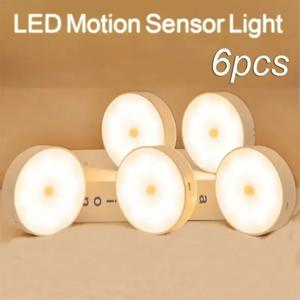 모션 센서 LED 밤 빛 부엌 캐비닛 옷장 램프 계단에 대 한 USB 충전식 밤 램프 무선 LED 옷장 빛