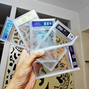 포켓몬 WS DIY 라벨 플라스틱 카드 벽돌 수집기 카드 보호 쉘 63*88 카드는 포함되지 않음 맞춤형 DIY 라벨