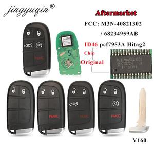 징유친 433MHz ID46 M3N- 40821302   크라이슬러 300C 닷지 충전기 여행 챌린지 다트 듀랑고용 스마트 원격 자동차 열쇠 고리