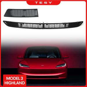 Tesla Model 3 Highland 2024 2025 모델 Y 주니퍼 하부 범퍼 곤충 방지 네트 방진 내부 벤트 그릴 커버 전면 커버