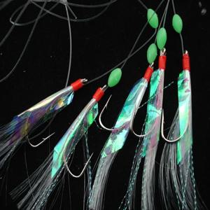 5 개/대 멀티 컬러 소프트 Silverskin 낚시 미끼 세트 다양한 물고기를위한 크리스탈 가시 후크와 모조 물고기 새우 미끼