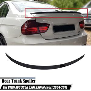 BMW 3 시리즈 E90 320d 320i 330i M 스포츠에 적합 2004-2011 액세서리 자동차 뒷 트렁크 부츠 립 스포일러 윙