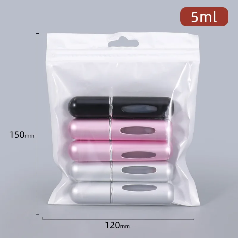 5/10ml 리필 형 향수 스프레이 분무기 알루미늄 향수 스프레이 향기 펌프 향수 분무기 여행용 리필 형 미니 병