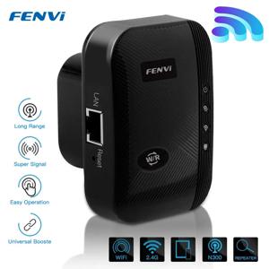 FENVI 300Mbps WiFi 리피터 무선 익스텐더 증폭기 부스터 라우터 802.11N 장거리 WiFi Repetidor Expander 액세스 포인트