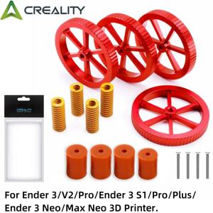 Creality Ender 3 스프링 업그레이드 키트, Ender 3/V2/Pro/Ender 3 S1/Pro/Plus/Ender 3 Neo/Max Neo 3D 프린터용 핫 베드 레벨링 키트.