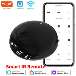 스마트 홈 APP 용 WiFi IR 원격 TV DVD AUD AC 원격 용 SmartLife 원격 제어는 Alexa Google 홈 Yandex Alice와 함께 작동합니다.