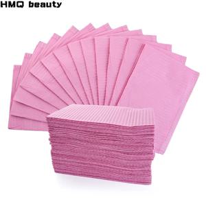 20/50Pcs 일회용 속눈썹 깨끗한 패드 매트 문신 청소 물티슈 테이블 패드 방수 의료 종이 치과 Bibs 천 살롱 도구
